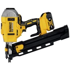 Factory Reconditioned Dewalt DCN21PLM1R 20V MAX Lithium-Ion 21-Degree Plastic Collated Framing Nailer Kit (4 Ah) -Tool Store dewrdcn21plm1r b