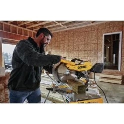 Factory Reconditioned Dewalt DWS716R 15 Amp Double-Bevel 12 In. Electric Compound Miter Saw -Tool Store dewrdws716r k