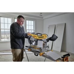 Factory Reconditioned Dewalt DWS716R 15 Amp Double-Bevel 12 In. Electric Compound Miter Saw -Tool Store dewrdws716r l