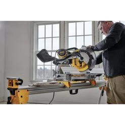 Factory Reconditioned Dewalt DWS716R 15 Amp Double-Bevel 12 In. Electric Compound Miter Saw -Tool Store dewrdws716r m