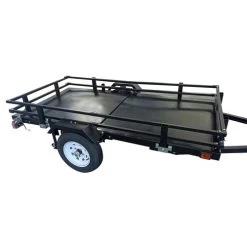 Detail K2 MFT4X8RK 4 Ft. X 8 Ft. UV Black Powder Coated Open Rail Kit For MFT4X8 Folding Trailer -Tool Store dtlnmft4x8rk d
