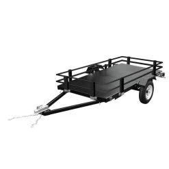 Detail K2 MFT4X8RK 4 Ft. X 8 Ft. UV Black Powder Coated Open Rail Kit For MFT4X8 Folding Trailer -Tool Store dtlnmft4x8rk e