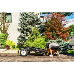 Detail K2 MFT4X8RK 4 Ft. X 8 Ft. UV Black Powder Coated Open Rail Kit For MFT4X8 Folding Trailer -Tool Store dtlnmft4x8rk f