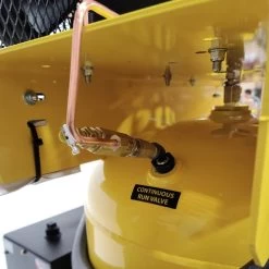 EMAX ESP05V080I1 5 HP 80 Gal. 2-Stage Single Phase Solid Cast Iron Industrial Inline Pressure Lubricated Pump Plus SILENT AIR Compressor -Tool Store eaxnesp05v080i1 d