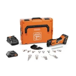 Fein 71293762090 MULTIMASTER AMM 700 1.7 Q Autoglass AMPShare Cordless Oscillating Multi-Tool Kit With 2 Batteries (4 Ah)