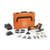 Fein 71293861090 MULTIMASTER AMM 500 Plus Top 4 Ah AMPShare Cordless Oscillating Multi-Tool Kit With 2 Batteries (4 Ah)
