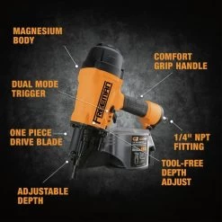 Freeman G2CN90 15 Degree 2nd Generation 3-1/2 In. Pneumatic Coil Framing Nailer 10 Freeman G2CN90 15 Degree 2nd Generation 3-1/2 In. Pneumatic Coil Framing Nailer -Tool Store fmnng2cn90 d