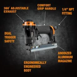 Freeman P23LDS 23 Gauge Pneumatic Light Duty Stapler -Tool Store fmnnp23lds g