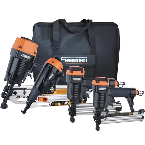 Freeman P4FRFNCB Framing And Finishing 4-Tool Combo Kit 1 Freeman P4FRFNCB Framing And Finishing 4-Tool Combo Kit