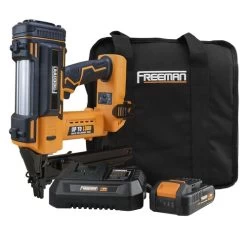Freeman PE20VFS16 20V Lithium-Ion 1 In. Cordless 16-Gauge Fencing Stapler Kit (2 Ah)