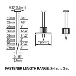 Freeman PSSCP Pneumatic Single Pin Concrete Nailer 7 Freeman PSSCP Pneumatic Single Pin Concrete Nailer -Tool Store fmnnpsscp c