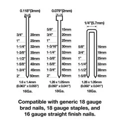 Freeman PXL31 Pneumatic 3-in-1 16 And 18 Gauge Finish Nailer And Stapler -Tool Store fmnnpxl31 e