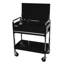 Homak BK05500190 32 In. Professional 1-Drawer Service Cart - Black