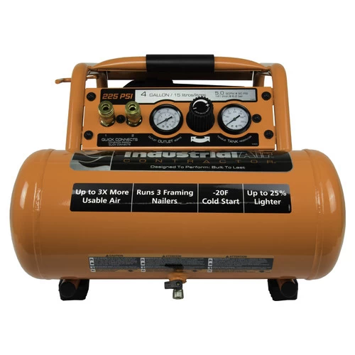 Industrial Air C041I 4 Gallon Oil-Free Hot Dog Air Compressor 6 Industrial Air C041I 4 Gallon Oil-Free Hot Dog Air Compressor - Image 6