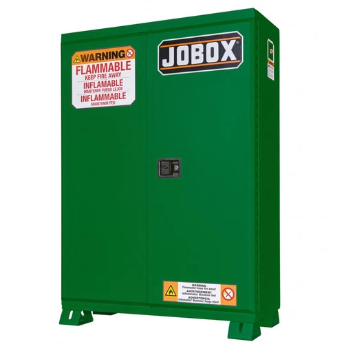 JOBOX 1-853670 30 Gallon Heavy-Duty Safety Cabinet (Green) 1 JOBOX 1-853670 30 Gallon Heavy-Duty Safety Cabinet (Green)