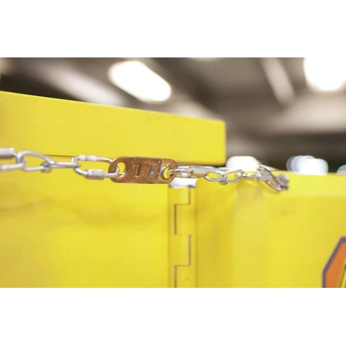 JOBOX 1-854990 30 Gallon Heavy-Duty Self-Closing Safety Cabinet (Yellow) 3 JOBOX 1-854990 30 Gallon Heavy-Duty Self-Closing Safety Cabinet (Yellow) - Image 3