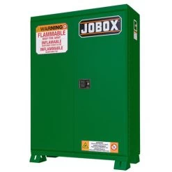 JOBOX 1-856670 45 Gallon Heavy-Duty Safety Cabinet (Green)