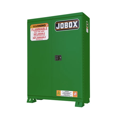 JOBOX 1-857670 45 Gallon Heavy-Duty Self-Closing Safety Cabinet (Green) 1 JOBOX 1-857670 45 Gallon Heavy-Duty Self-Closing Safety Cabinet (Green)