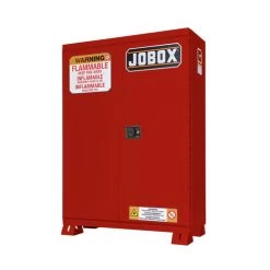 JOBOX 1-858610 60 Gallon Heavy-Duty Safety Cabinet (Red)