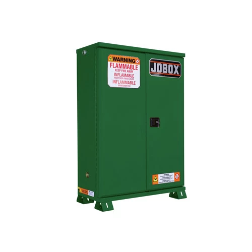JOBOX 1-858670 60 Gallon Heavy-Duty Safety Cabinet (Green) 2 JOBOX 1-858670 60 Gallon Heavy-Duty Safety Cabinet (Green) - Image 2