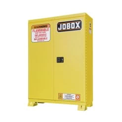 JOBOX 1-858990 60 Gallon Heavy-Duty Safety Cabinet (Yellow)