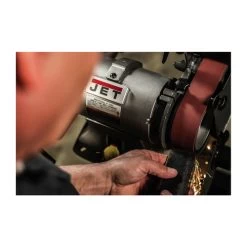JET 578634 115V 11 Amp Combination Industrial 4 In. X 36 In. Sanding Belt/ 9 In. Corded Disc Grinder -Tool Store jetn578634 c