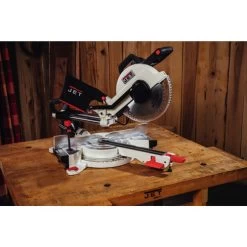 JET 707212 JMS-12X 15 Amp 12 In. Dual Bevel Sliding Compound Miter Saw -Tool Store jetn707212 d