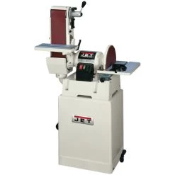 JET JSG-6CS 6 In. X 48 In. Belt / 12 In. Disc Combination Sander With Closed Stand