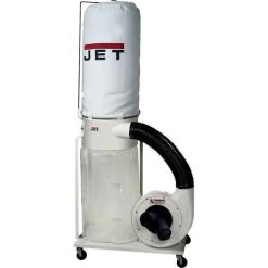 JET DC-1100VX-5M Vortex 115V/230V 1.5HP Single-Phase Dust Collector 5-Micron Bag Filter Kit