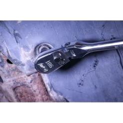 GearWrench 81215T 90-Tooth 3/8 In. Drive Full Polish Flex Teardrop Ratchet -Tool Store kdtn81215t b