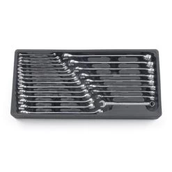 GearWrench 81900 24-Piece Long Pattern Combination SAE/Metric Non-Ratcheting Wrench Set