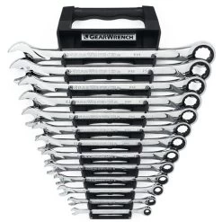 GearWrench 85199 13-Piece SAE XL Ratcheting Combination Wrench Set