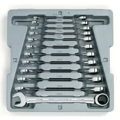 GearWrench 9412 12-Piece Metric Combination Ratcheting Wrench Set