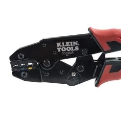 Klein Tools 3005CR Ratcheting Insulated Terminal Crimper For 10 To 22 AWG Wire -Tool Store klnn3005cr d