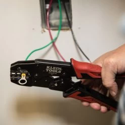 Klein Tools 3005CR Ratcheting Insulated Terminal Crimper For 10 To 22 AWG Wire -Tool Store klnn3005cr f