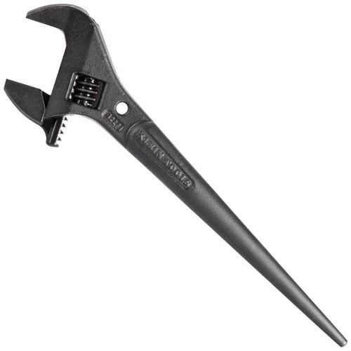 Klein Tools 3227 10 In. Adjustable Spud Wrench With Tether Hole 2 Klein Tools 3227 10 In. Adjustable Spud Wrench With Tether Hole - Image 2