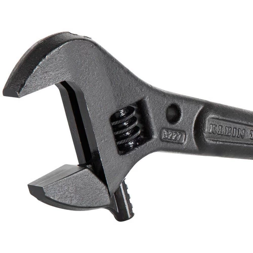 Klein Tools 3227 10 In. Adjustable Spud Wrench With Tether Hole 6 Klein Tools 3227 10 In. Adjustable Spud Wrench With Tether Hole - Image 6