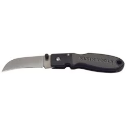 Klein Tools 44004 2-3/8 In. Lightweight Sheepsfoot Blade Lockback Knife With Nylon Resin Handle