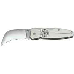 Klein Tools 44006 2-5/8 In. Hawkbill Blade Aluminum Handle Electricians Pocket Knife