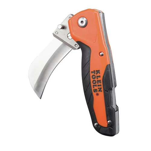 Klein Tools 44218 Cable Skinning Folding Lockback Electricians Utility Knife With Replaceable Hawkbill Blade 2 Klein Tools 44218 Cable Skinning Folding Lockback Electricians Utility Knife With Replaceable Hawkbill Blade - Image 2