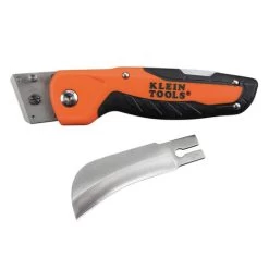 Klein Tools 44218 Cable Skinning Folding Lockback Electricians Utility Knife With Replaceable Hawkbill Blade 15 Klein Tools 44218 Cable Skinning Folding Lockback Electricians Utility Knife With Replaceable Hawkbill Blade -Tool Store klnn44218 e