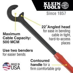 Klein Tools 50402 14 In. Cable Bender -Tool Store klnn50402 c