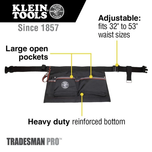 Klein Tools 5244 Tradesman Pro Tool Pouch Apron 2 Klein Tools 5244 Tradesman Pro Tool Pouch Apron - Image 2