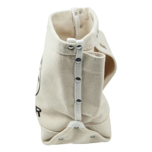 Klein Tools 5416TSR 5 In. X 10 In. X 9 In. Canvas Bolt Bag With Drain Holes - Natural 2 Klein Tools 5416TSR 5 In. X 10 In. X 9 In. Canvas Bolt Bag With Drain Holes - Natural - Image 2