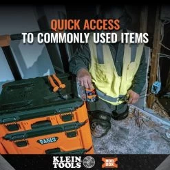 Klein Tools 54815MB MODbox Parts Bin Rail Attachment 19 Klein Tools 54815MB MODbox Parts Bin Rail Attachment -Tool Store klnn54815mb c