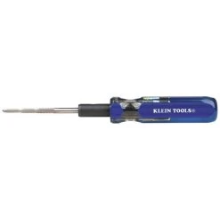 Klein Tools 625-24 6 - 32/ 8 - 32/ 10 - 24 Tap Size Triple Tap Multi-Bit Screwdriver