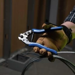 Klein Tools 63016 Heavy-Duty 7-1/2 In. Cable Cutter - Blue -Tool Store klnn63016 d