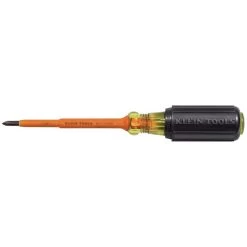 Klein Tools 6334INS #1 Phillips Tip 4 In. Round Shank Insulated Screwdriver