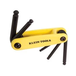 Klein Tools 70571 5-Key SAE Sizes Grip-It Ball End Hex Set