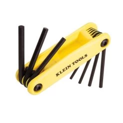 Klein Tools 70574 Grip-It 4-1/2 In. Handle 9 Key SAE Hex Key Set -Tool Store klnn70574 b